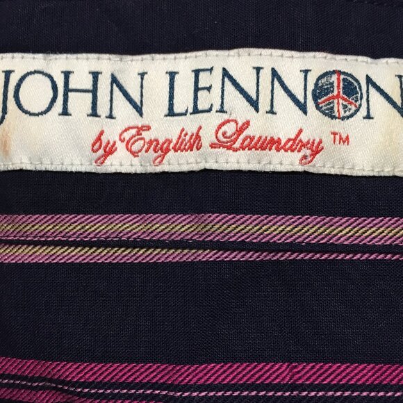 VINTAGE JOHN LENNON STRIPED SHIRTS SIZE S - Picture 8 of 8